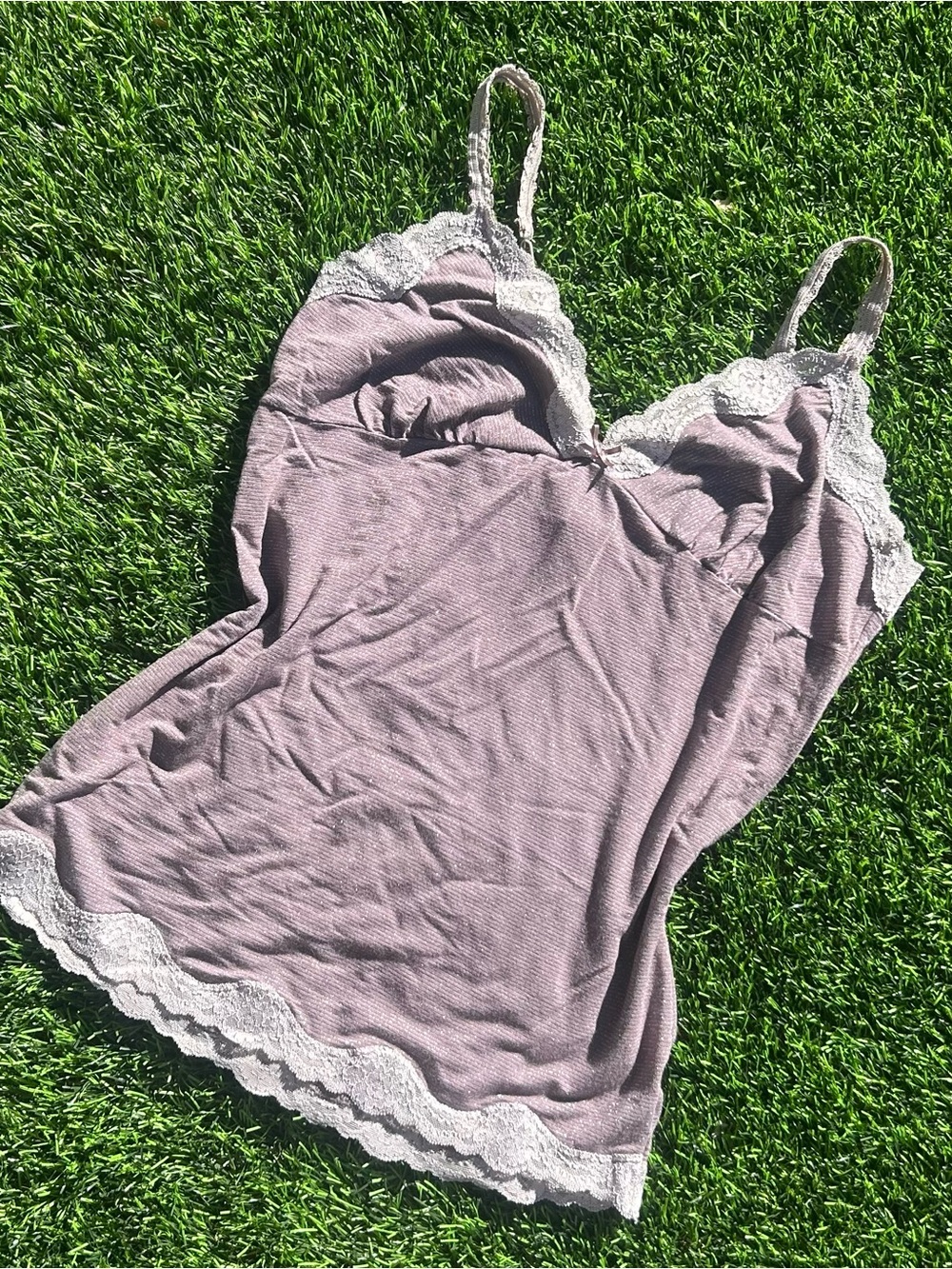 Victoria secret purple laced cami